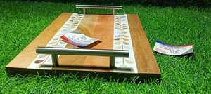 Bandeja de mango de madera con incrustaciones de madreperla de lujo Ramadán Mubarak postre y plato para servir fecha Eid Mubarak decoración del hogar regalo - Product Image 4