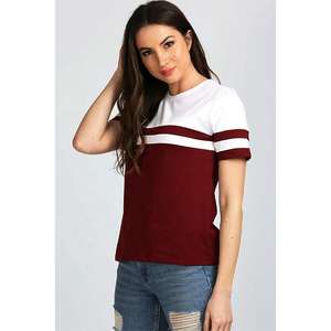 เสื้อยืดคอกลมแขนสั้นสีขาวสำหรับผู้หญิง ผ้าฝ้าย 200 กรัม ระบายอากาศได้ดี เหมาะสำหรับฤดูร้อน ราคาสุดคุ้ม ขายส่ง - Product Image 3