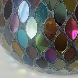 เทียนแก้วโมเสคทำมือสไตล์โมเดิร์นโรแมนติก พร้อมกลิ่นหอมเข้มข้น สำหรับตกแต่งบ้านในงานปาร์ตี้คริสต์มาส - Product Image 4