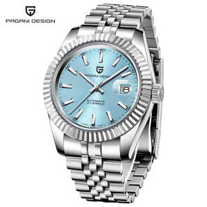 นาฬิกาข้อมือผู้ชายแบรนด์ดัง Pagani Design ระบบออโตเมติกหรูหรา ตัวเรือนสแตนเลสกันน้ำ 100 เมตร ความหนาตัวเรือน 5 มม. - Product Image 2
