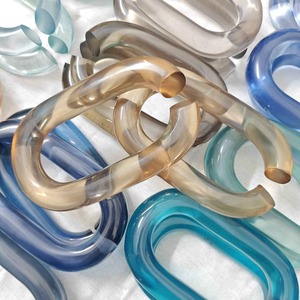 Decoración de Pared de Eslabones de Cadena de Resina Estilo Art Deco Premium, Decoración de Pared Moderna de Lujo para Interiores - Product Image 5