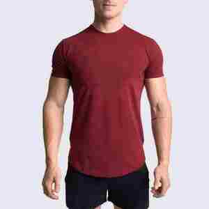 T-shirts en coton pour hommes gym wear nen t-shirt avec logo personnalisé - Product Image 1
