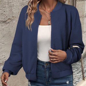 Chaqueta Bomber de Moda con Cremallera y Manga Larga para Mujer, Abrigo Cálido y Transpirable para Invierno, MOQ Bajo - Product Image 6