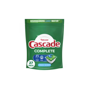 Cascade Platinum Plus Dosette de lave-vaisselle, détergent à vaisselle ActionPacs, détergent pour lave-vaisselle, frais, 52 pièces - Product Image 4
