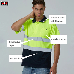 2024 ODM/OEM chemise polo haute visibilité pour hommes personnalisable meilleure conception haute visibilité réfléchissante imperméable grande taille Options chaudes - Product Image 6