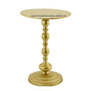 Best Selling <b>Vintage</b> Luxury Style Metal Round <b>Side</b> <b>Table</b> Use for Home & Office at Customized Shape & Size From Rana Overseas Inc - Product Image 5