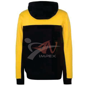 Sudadera con capucha de gran tamaño de alta calidad para mujer con estampado de logotipo personalizado, costura de dos colores y cremallera para el otoño - Product Image 2