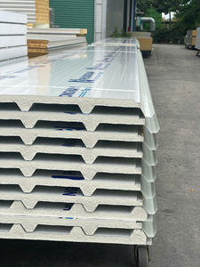 Panneau sandwich PIR haute densité 75 mm pour toiture, matériau écologique et économe en énergie pour la construction de salles blanches et de chambres froides, adapté à l'adaptation EL - Product Image 3