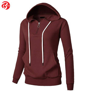 Best Selling Plus Size Women <b>Hoodies</b> Windproof & Breathable Hooded Zipper Style for Autumn & Winter Season - Product Image 2