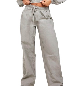 Ensemble de survêtements coupe-vent en nylon pour femmes, avec doublure en maille légère et froissée, imperméable et respirant, 2026 - Product Image 4