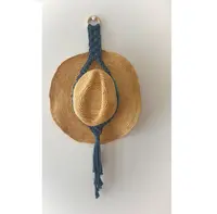Cintres muraux en macramé pour chapeaux de style bohème pour femmes,  organisateur de chapeaux à suspendre au mur, porte-chapeaux décoratif pour