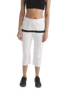 กางเกงฟิตเนสสีกลางเอวสูงสำหรับผู้หญิงกางเกงออกกำลังกายทรงสกินนี่เน้นความยาวน่องเอวสูงสำหรับผู้หญิง - Product Image 2