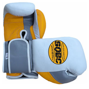 Gants de kickboxing jaune blanc Gants de boxe Gants MMA et gants de sparring pour l'entraînement et le Muay Thai - Product Image 2