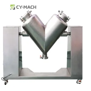 Food Industry Stainless steel 304 Mixer V Shape Jaggery Skimmed Milk Powder V Cone Blender Whole Milk Powder