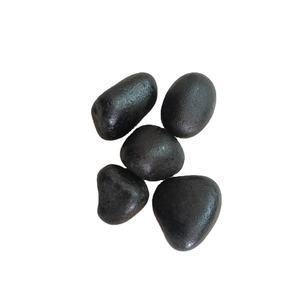 Galets de rivière naturels modernes pour jardin extérieur, revêtement polyuréthane noir brillant, écologiques et durables, directement de l'usine - Product Image 5