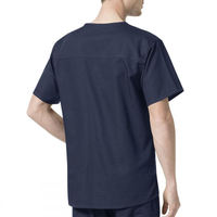 Ensemble de Blouses d'Infirmière Unisexe Personnalisées de Haute Qualité en Coton Sergé et Spandex, Confortables pour Usage Hospitalier, Thermocollées Sans Coutures