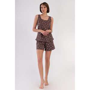 Conjunto de Pijama Ovalado con Falda Ancha para Mujer, Ropa de Dormir Cómoda - Product Image 4