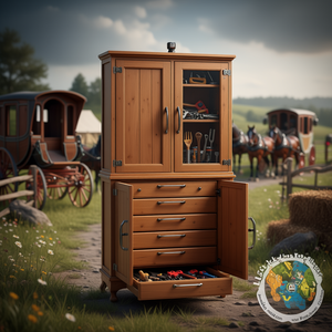 Lumibricks Western Postkutsche <b>Tool</b> <b>Cabinet</b> - Product Image 3