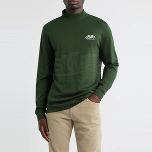 Nueva moda, sudadera de tamaño personalizado para hombre, Color personalizable, nuevo estilo básico, Sudadera con cuello simulado para hombre - Product Image 1