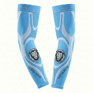 Manchons de bras en tricot hautement élastiques, respirants, avec personnalisation graphique, pour le basketball, le cyclisme et les sports, fabrication en usine. - Product Image 6