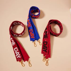 Correa de hombro bordada con cuentas de semillas hechas a mano étnicas para bolsos Bordado de cuentas de semillas Bolso a cuadros Correa con cuentas - Product Image 6