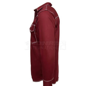 Chemise de travail en coton 100% FR pour hommes, manches longues, soudage, chemise résistante aux flammes, soudage, chemise résistante aux flammes - Product Image 5