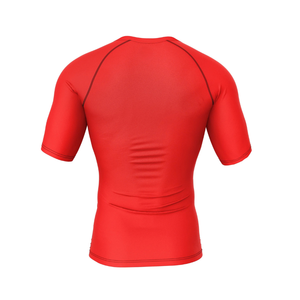 Wholesale Short Sleeve Rash Guard Men Quick Dry Compression BJJ Surfing <b>Swimming</b> Sport <b>Shirt</b> with Digital Printing - Product Image 6