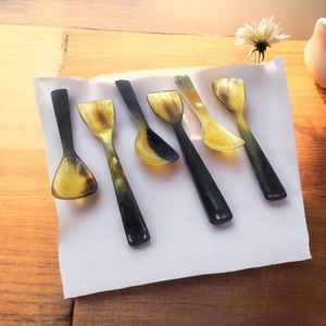 Cuchara de cuerno de búfalo natural de buena calidad para café, té, vino, cuerno, cuchara, utensilios de cocina, vajilla, cuerno - Product Image 5