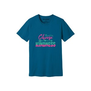 เสื้อยืดผ้าฝ้าย100% พิมพ์ลายด้วยความมีน้ำใจขนาด160 180ถึงหนักมี12สีที่สามารถปรับแต่งดีไซน์และการจัดวางของคุณเองได้ - Product Image 3