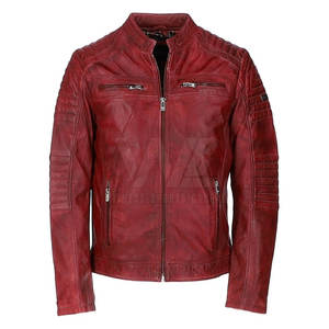 Nouvelle arrivée Veste en cuir de haute qualité pour homme Meilleure conception Veste en cuir pour homme Hiver Conception personnalisée - Product Image 1