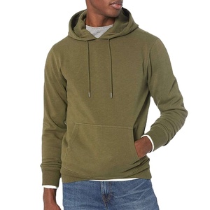 Sweat à capuche pour hommes en tissu polaire à manches longues doublé décontracté dernier design et couleur pas cher bas quantité minimale de commande vêtements de sueur - Product Image 2