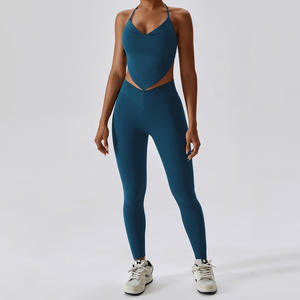 ชุดโยคะไร้รอยต่อสำหรับผู้หญิง ออกกำลังกาย ฟิตเนส คุณภาพสูง เป็นมิตรกับสิ่งแวดล้อม ระบายอากาศได้ดี รับผลิตตามสั่ง ขายส่ง - Product Image 5