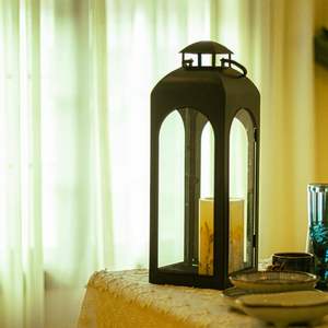 Lanterne design vintage pour la décoration intérieure Bougeoir élégant pour la décoration intérieure - Product Image 6