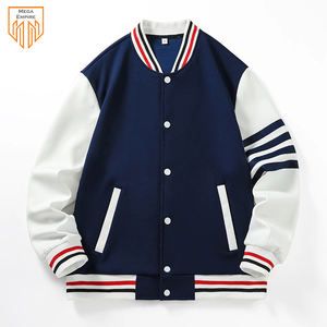 Chaqueta Varsity Unisex de Invierno, Estilo Vintage, con Letras Bordadas y Parches, para Hombre y Mujer, Impermeable, Resistente al Viento y Transpirable - Product Image 3