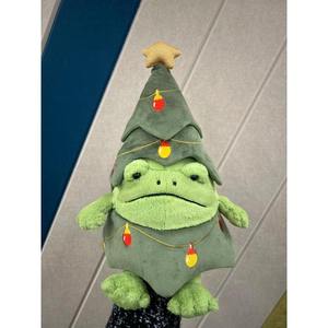 Jelly Cat's Limited Edition <b>UK</b> Christmas Frog <b>Plush</b> <b>Toy</b> Super Soft PP Cotton Filling Cute and Comfortable Christmas Figure <b>Toy</b> - Product Image 6