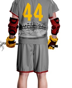 ชุดกีฬาลาครอสมหาวิทยาลัยปรับแต่งได้เสื้อเจอร์ซีย์ที่มีความทนทานและมีชื่อโลโก้ - Product Image 6