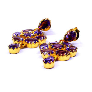 Andmade-pendientes de plata de primera ley para mujer, plantas de plástico de alta calidad, 925 cm - Product Image 5