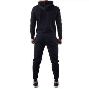 Chándal de entrenamiento deportivo para hombre, conjunto de dos piezas de peso pesado para correr en invierno, ropa deportiva - Product Image 2