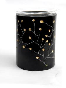 Diffuseur de brûleur d'huile essentielle d'encens aromatique Sculpture solaire Brûleur à huile Pierre de savon Brûleur en résine Bol en pierre de verre - Product Image 2