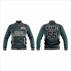 OEM/ODM Custom Embroidery High Street Man <b>Jacket</b> High Quality Polyester/Cotton <b>Fleece</b> Varsity <b>Jacket</b> Autumn Zipper Front for Men - Product Image 4