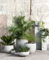 Classique grand FRP (fibre de verre) écologique Durable Pot de fleur jardinière trou de Drainage pour la maison en plein air jardin pépinière artificielle