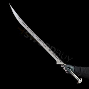 Arte de Pared Medieval, Espada Élfica, Diseño de Thranduil, Artesanía en Metal, Decoración del Hogar Chapada en Oro, Regalo de Ramadán, Regalo de Boda, Cosplay - Product Image 4