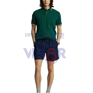 Pantalones cortos de gimnasio de algodón pesado al por mayor, pantalones cortos deportivos de felpa francesa, transpirables para el sudor, pantalones cortos de entrenamiento para correr para hombre - Product Image 1