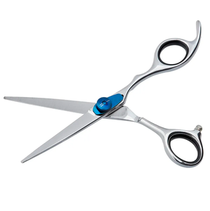 Ciseaux de beauté professionnels en acier inoxydable sur mesure Laser Cutter Salon de coiffure cisailles or réglable vis miroir polonais - Product Image 3