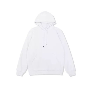 Sweat-shirt à capuche surdimensionné en polaire écologique polyester/coton 280g pour homme, style athleisure, avec empiècements à carreaux - Product Image 2