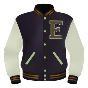 Vente en gros Veste Baseball Varsity en laine de haute qualité Derniers modèles de vestes Letterman imprimées pour hommes et femmes pour l'hiver - Product Image 1