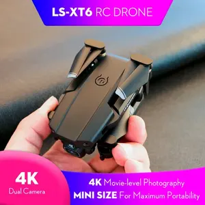 Dron para principiantes M6G6 con cámara de vuelo de doble Pista 4K HD, 1km de distancia de transmisión remota de imágenes, 1km - Product Image 1