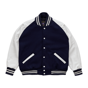 Vestes universitaires Letterman en laine de haute qualité couleur verte et manches blanches pour vestes universitaires unisexes vestes pour hommes personnalisées - Product Image 4