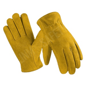Cold-Resistant Buffalo Split Leather <b>Driver</b> <b>Gloves</b> Fur Lining Heavy Duty Industrial Work Heat Resistant Gardening Safety <b>Gloves</b> - Product Image 5