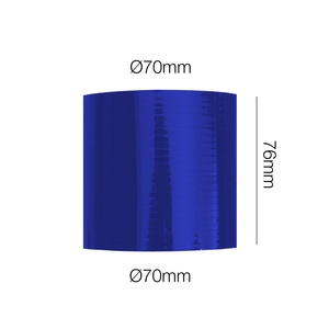 Manípulo azul de manga recta, 76 mm de largo, 70 mm de diámetro. - Product Image 1